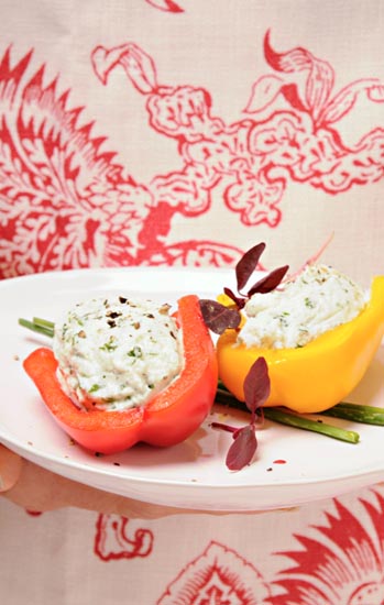 Herbed Ricotta Stuffed Peppers